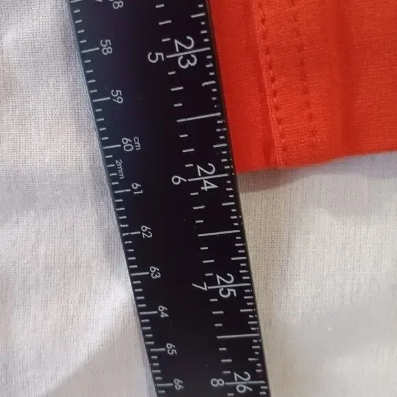 Vntg Southpole Women's Orange Pants Size 1 XL Stretchable Straight Cut Jeans - Picture 5 of 5